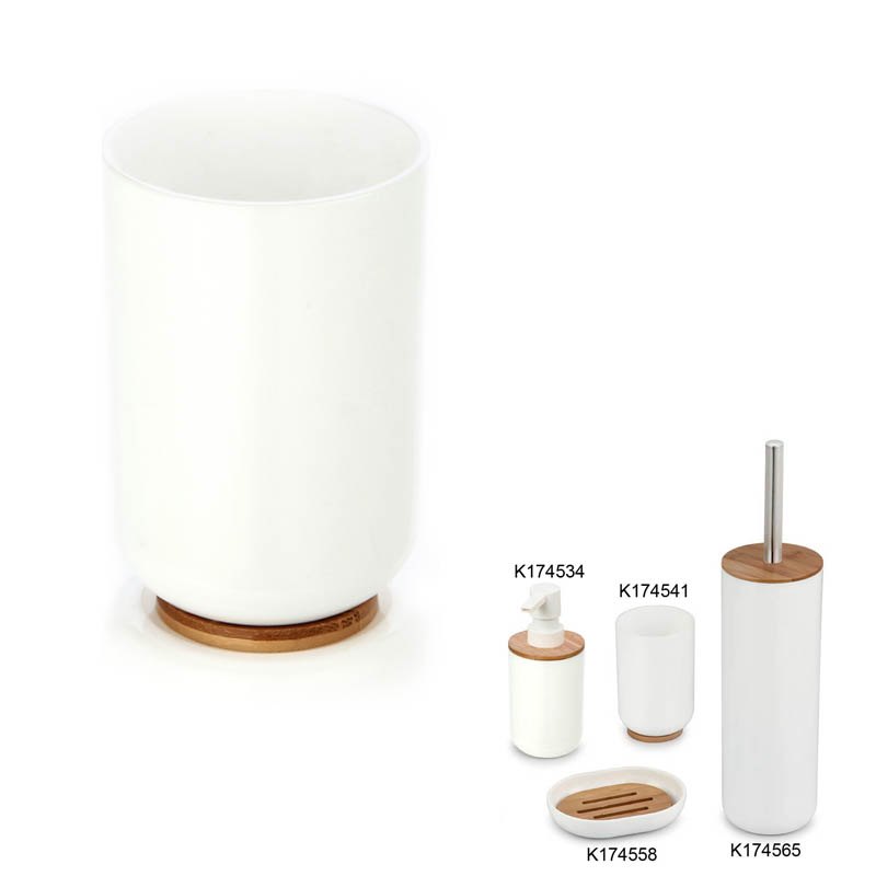 Bamboo Bottom PS Tumbler 7.2x10.5cm