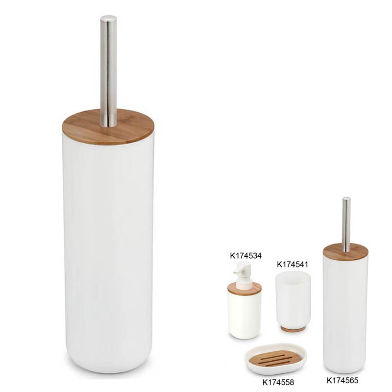 Bamboo Decor PS Toilet Brush Hdr 9.1x37.2cm