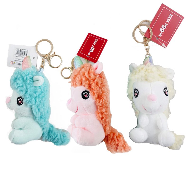 Plush Toy Unicorn 12cm with Keychain