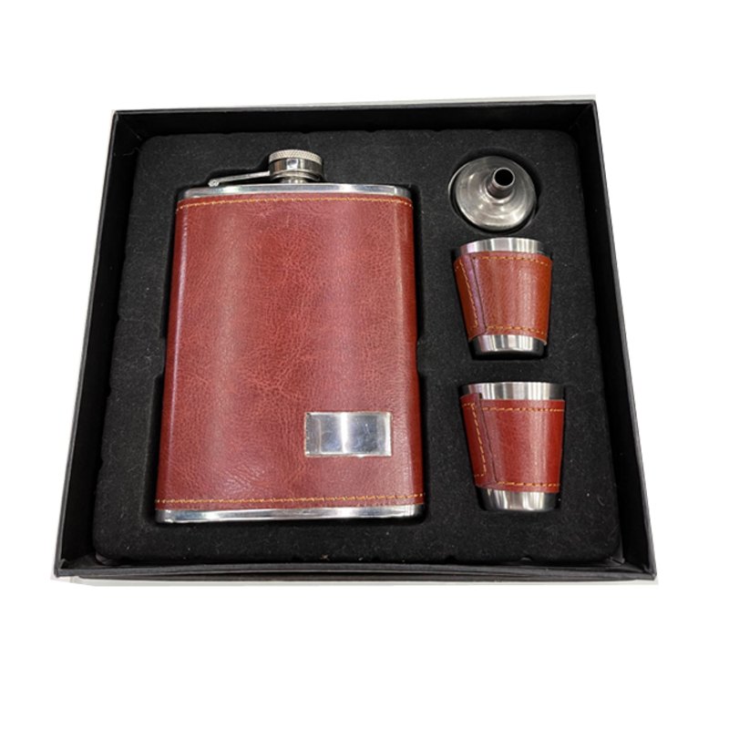 Men's Flask Gift Set + 2CUPS+FUNNEL