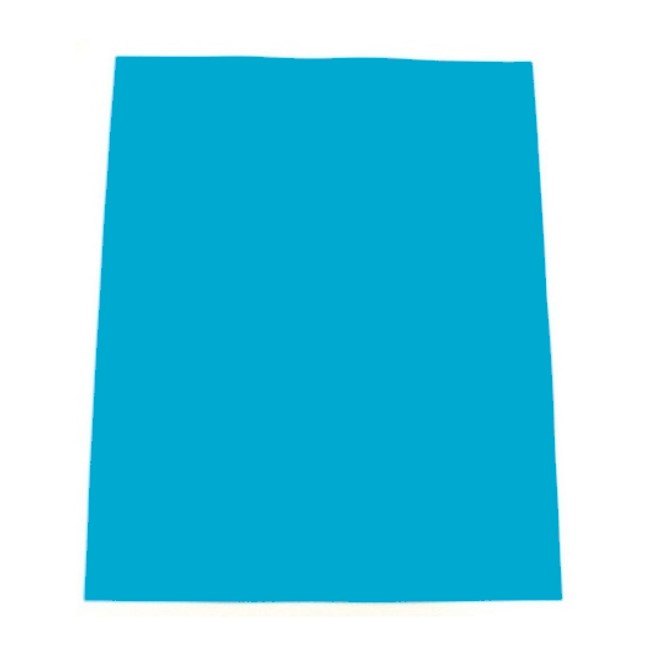 Cardboard 65x50cm Aqua Blue
