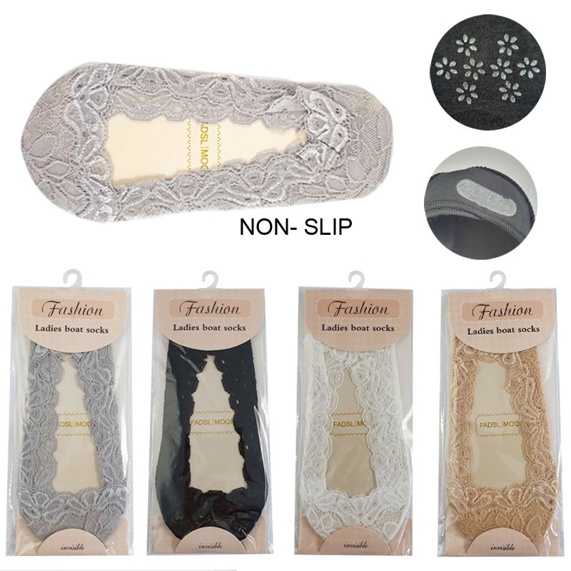 Boat Socks Cotton/elastic Assorted Assorted Colours