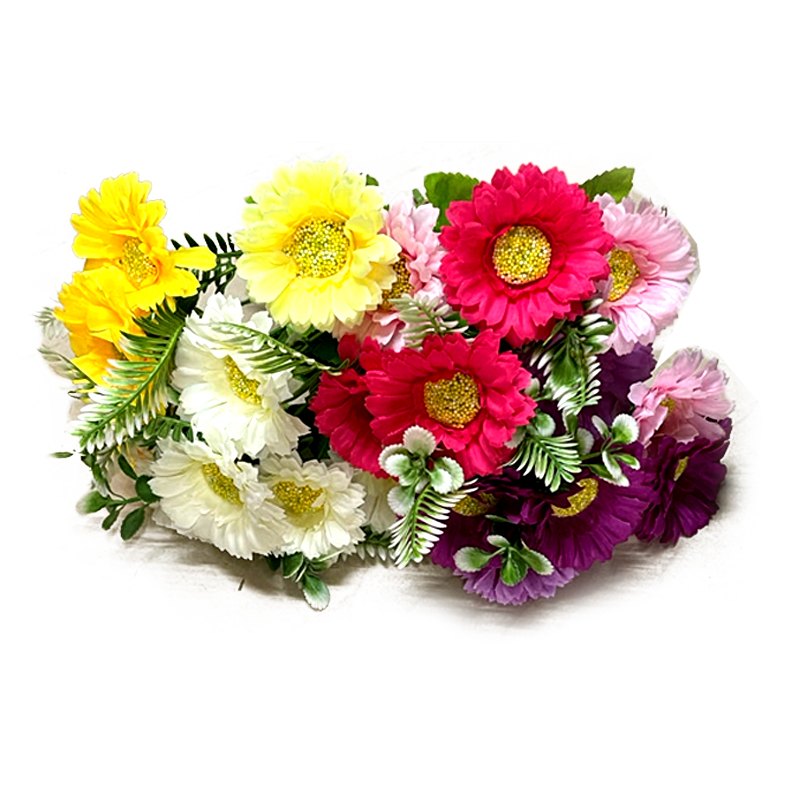 Flower Bunch - 6HD Gerberas Assorted Colours