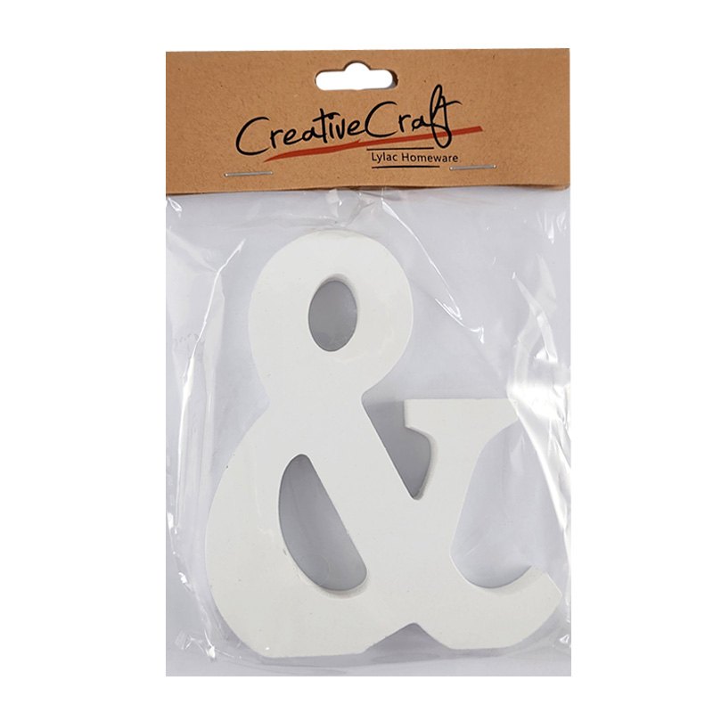 Craft Wood Letter "&" 10cm