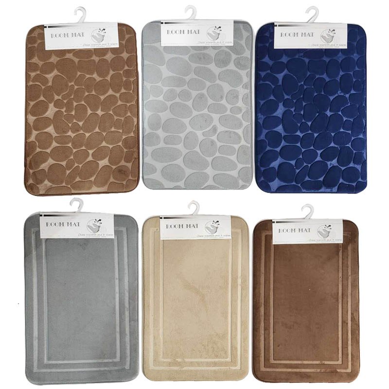 Floor Mat 40x60cm Embossed 8 Assorted