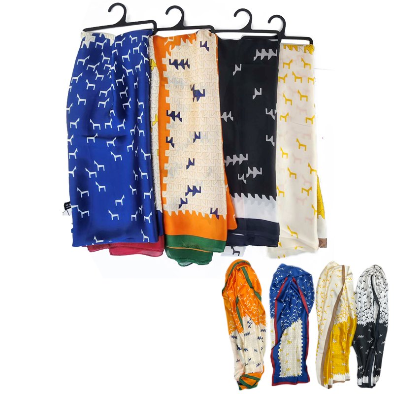 Scarf 80x180cm 4 Assorted