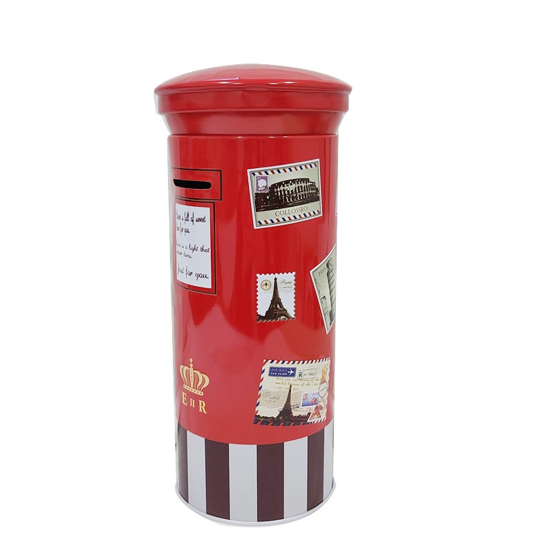 Metal Money Bank Post 9.8x25cm