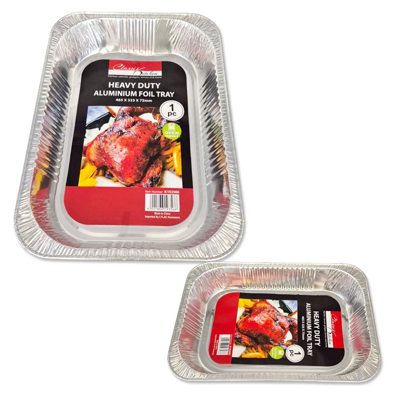 Foil Tray 1pc 465x325x75mm Deep