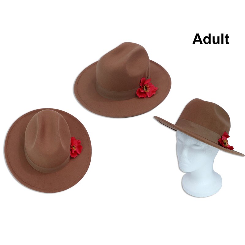 Soldier's Hat with Poppy Adult Size