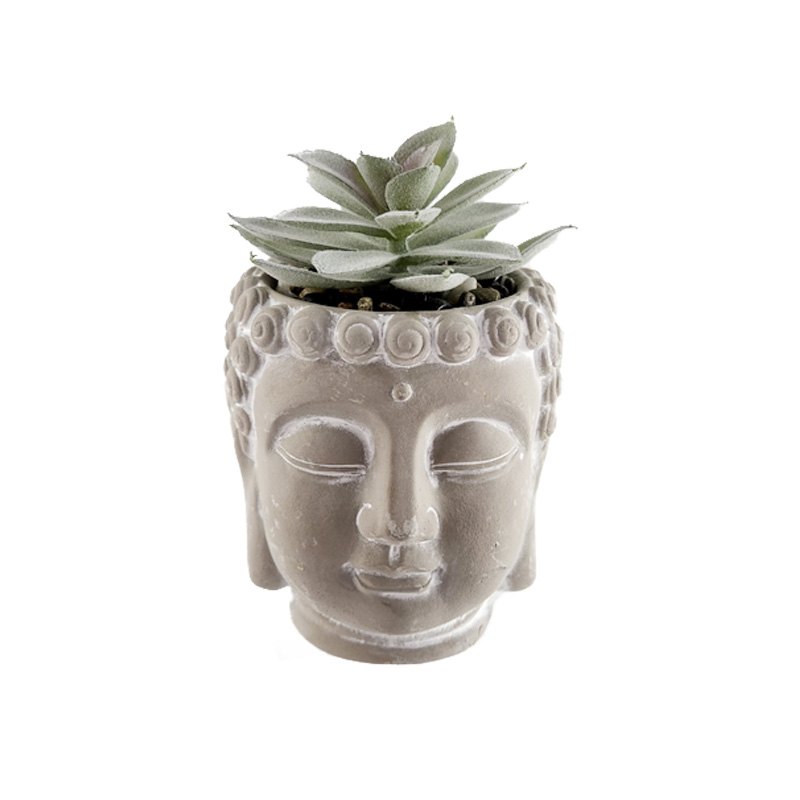 Artifical Plant Buddah Pot 8.2x8.2x11.5cm