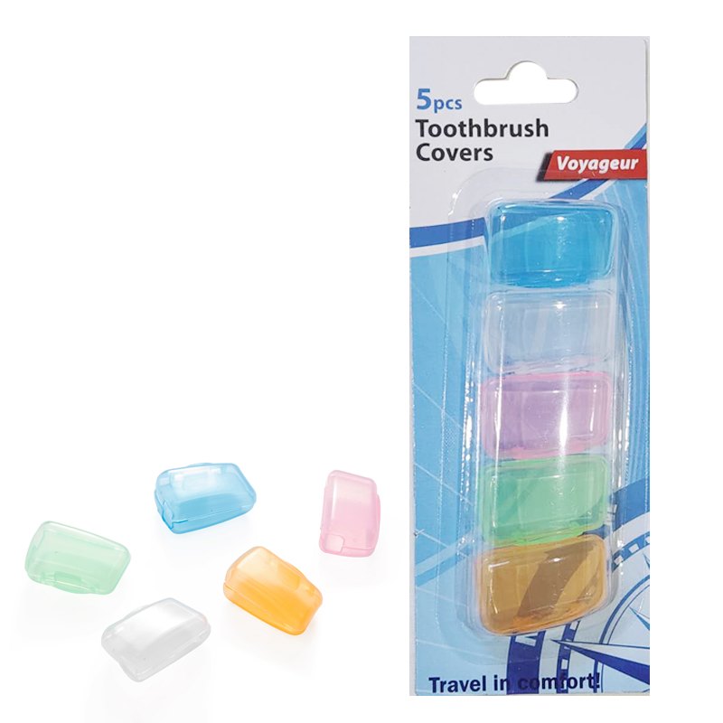 Travel Toothbrush Cover 5pc Set
