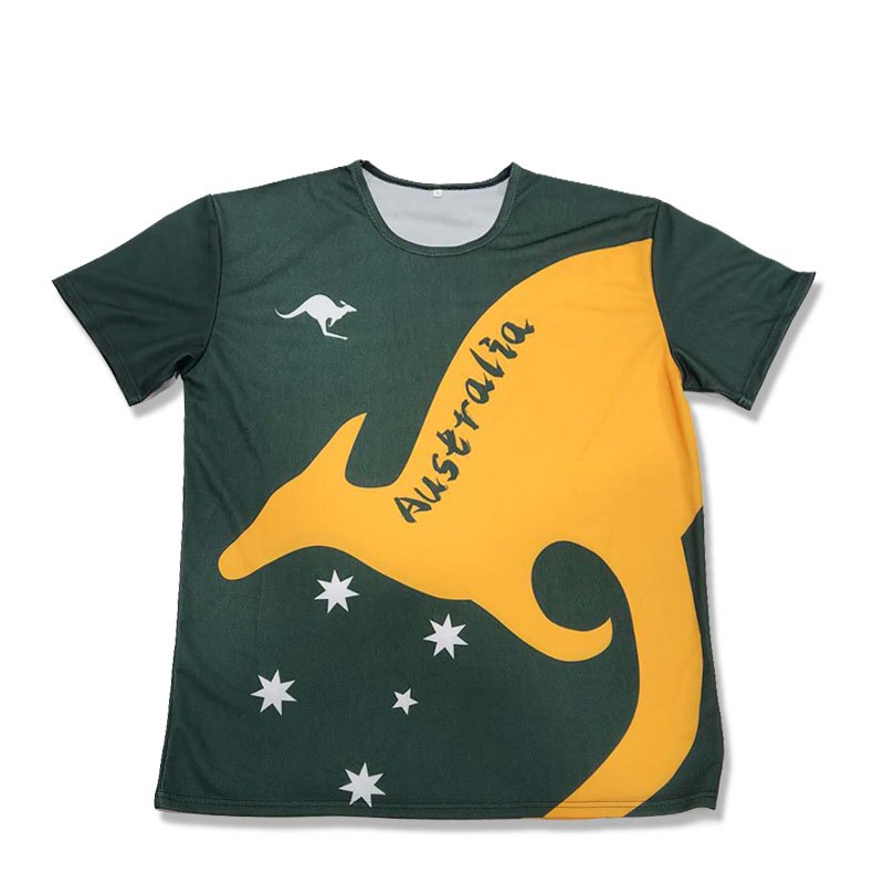 Australia T-shirt M/l/xl/xxl Mesh Polyester