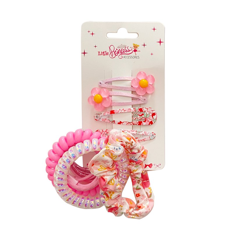 Kids Hair Set 4pc clips+11pc Hairbands