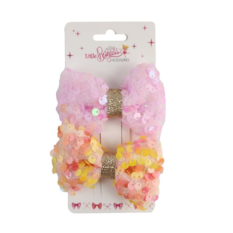Kids Hair Clips 2pc with Bow