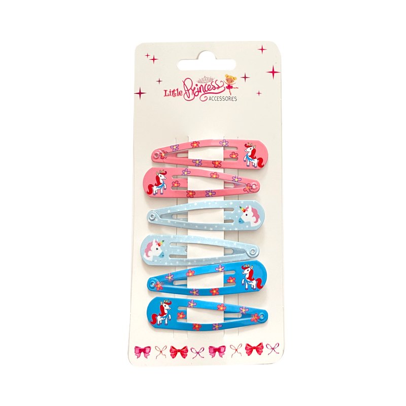 Kids Hair Clips 6pc