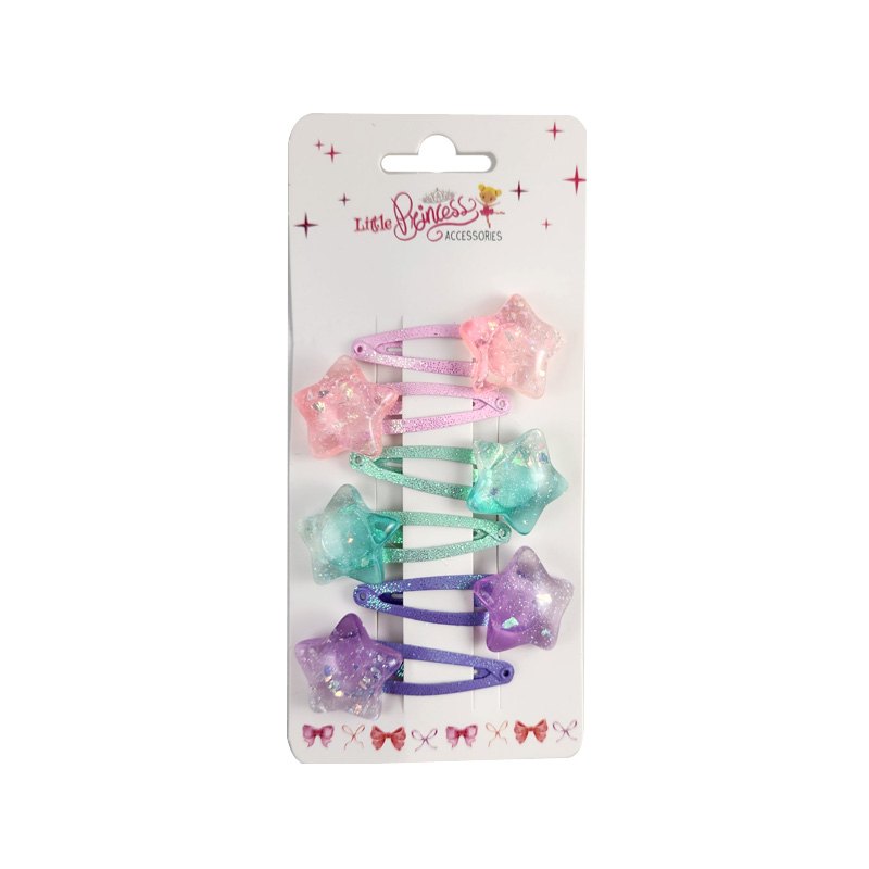 Kids Hair Clips 6pc