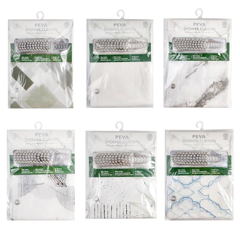Shower Curtain 8 Assorted Peva