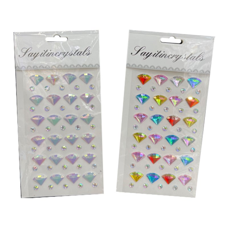 Stickers Diamonds & Diamontes 2 Assorted