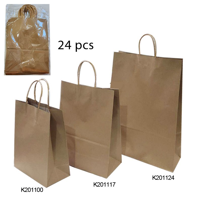 Kraft Paper Shopping Bag 120g 31.5x11.5x42cm