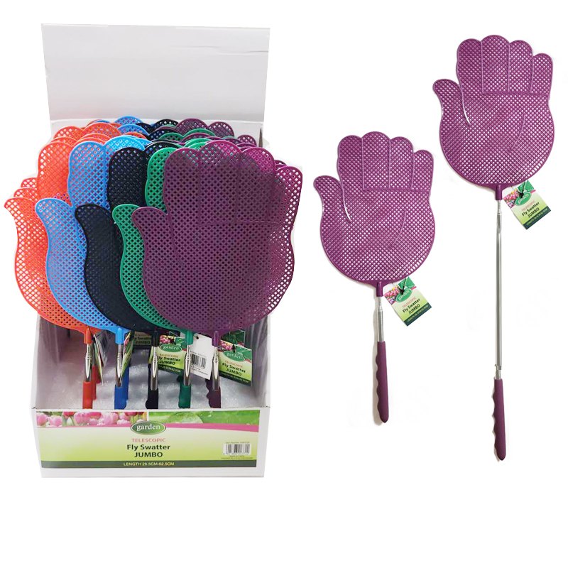 Fly Swatter 15x19cm 26.6-62.5cm Telescopic