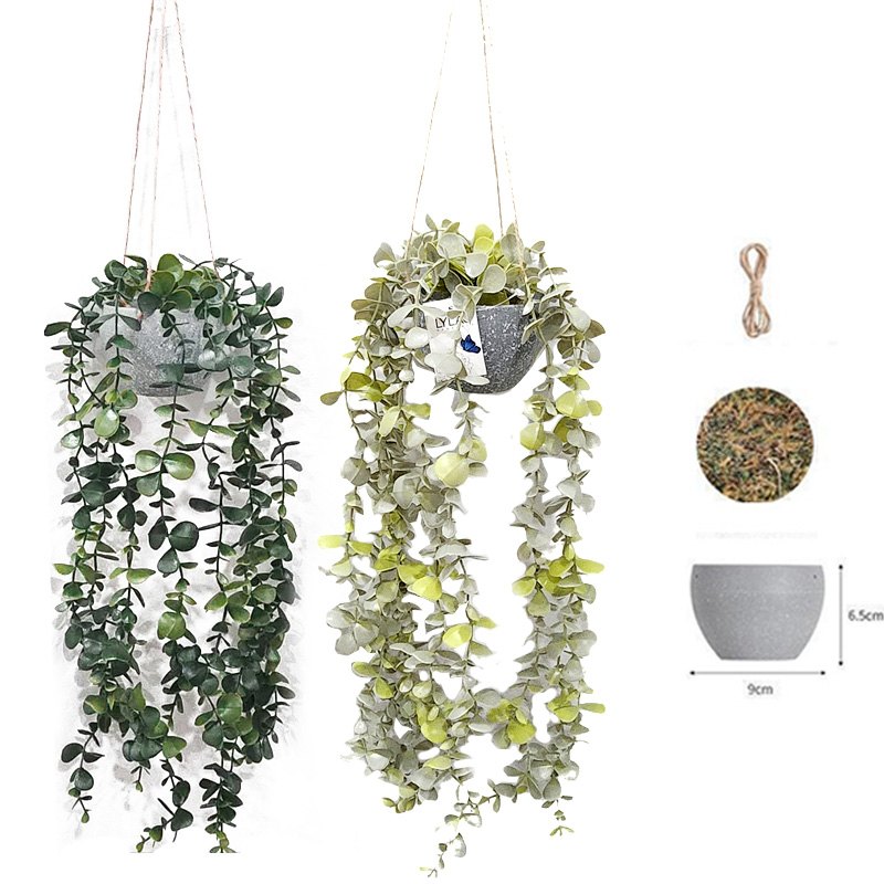 Artificial Plant Hanging 80cm 2 Assorted