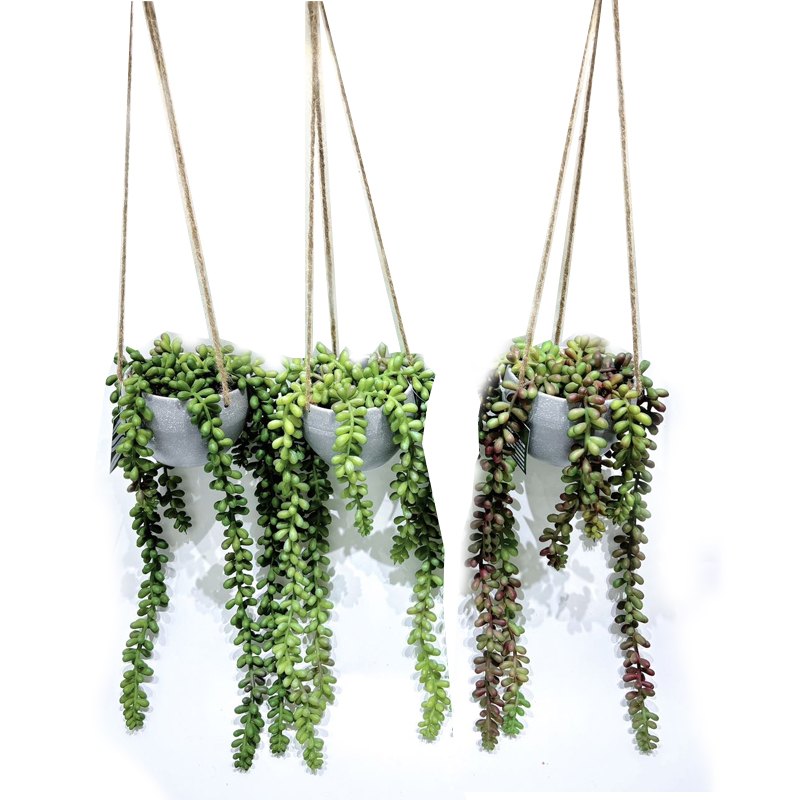Artificial Plant Hanging 65cm 3 Assorted