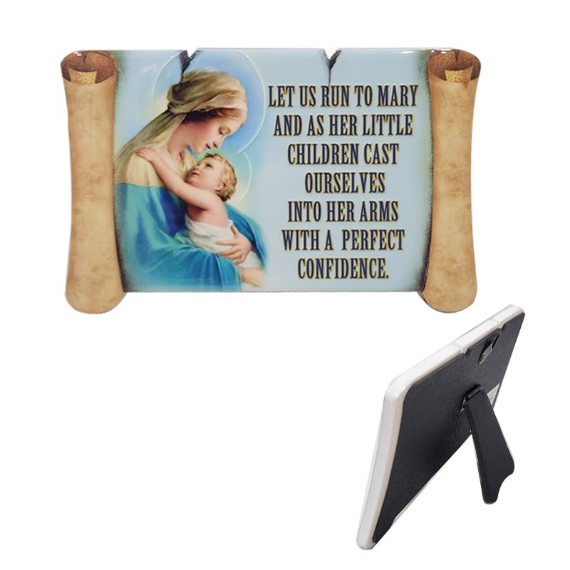 Ceramic Plaque Religion 15x9.5cm Mary