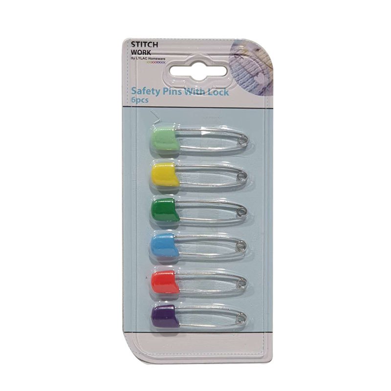 Stitchwork Baby Safety Pins 6pk
