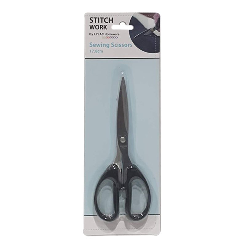 Stitchwork Sewing Scissors Black 7.3x17.8cm