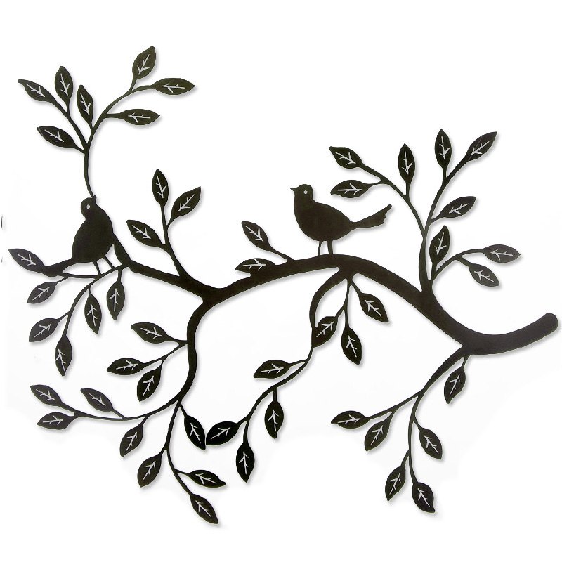Iron Wall Art Tree 80x73cm