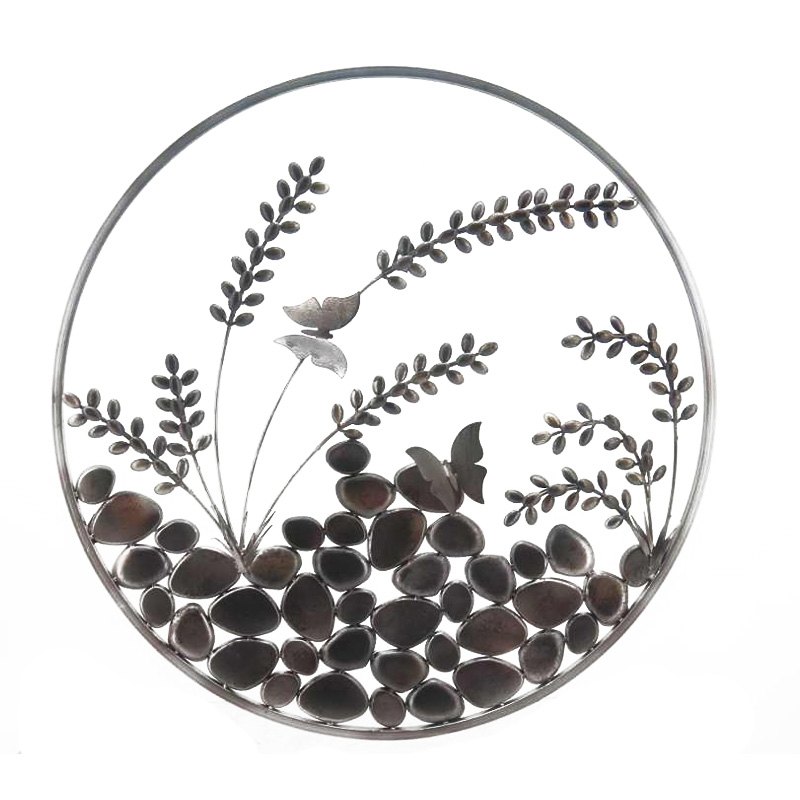 Iron Wall Art Flower 60x60x4.5cm