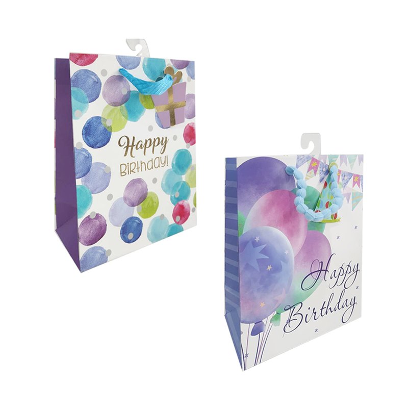 Gift Bag Birthday Balloons M 18x23x10cm