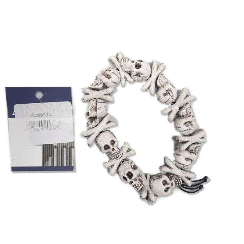 Halloween Bracelet Skulls & Bones 12cm