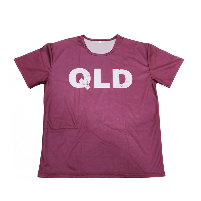 State of Origin T-shirt Qld M/l/xl/xxl Mesh Polyester