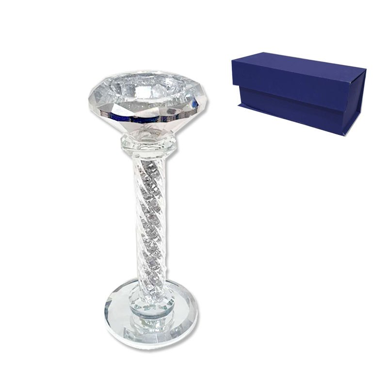 Crystal Candle Holder 7x18cm