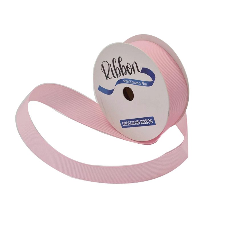 Ribbon Grosgrain 10mmx4m Pearl Pink