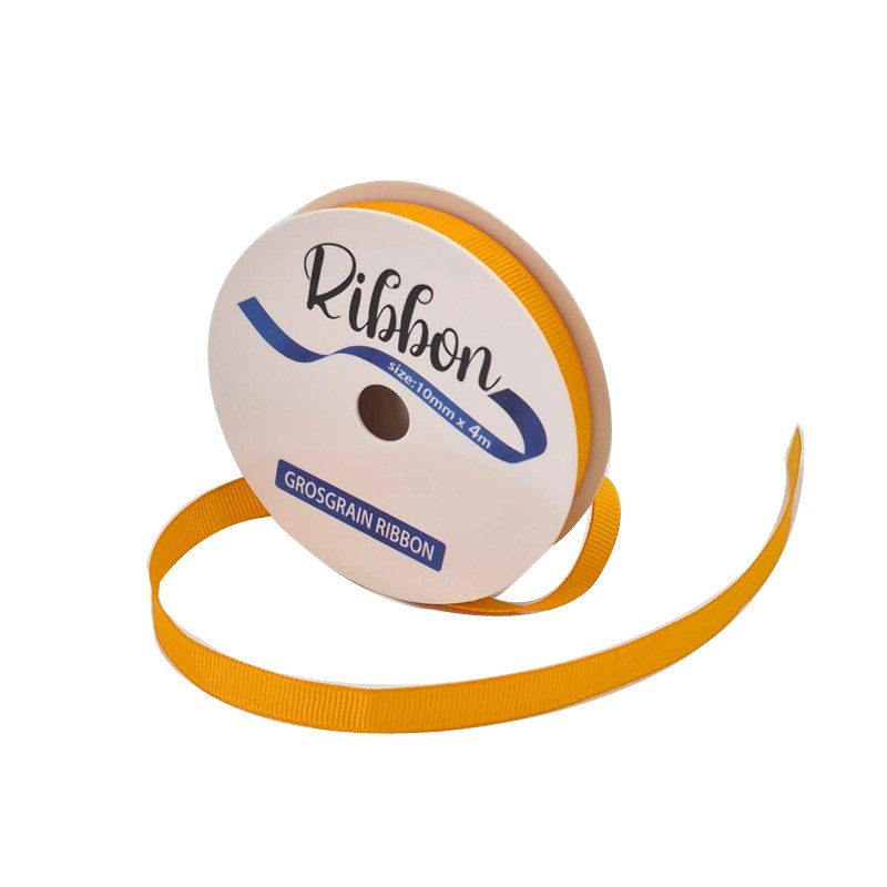 Ribbon Grosgrain 10mmx4m Gold