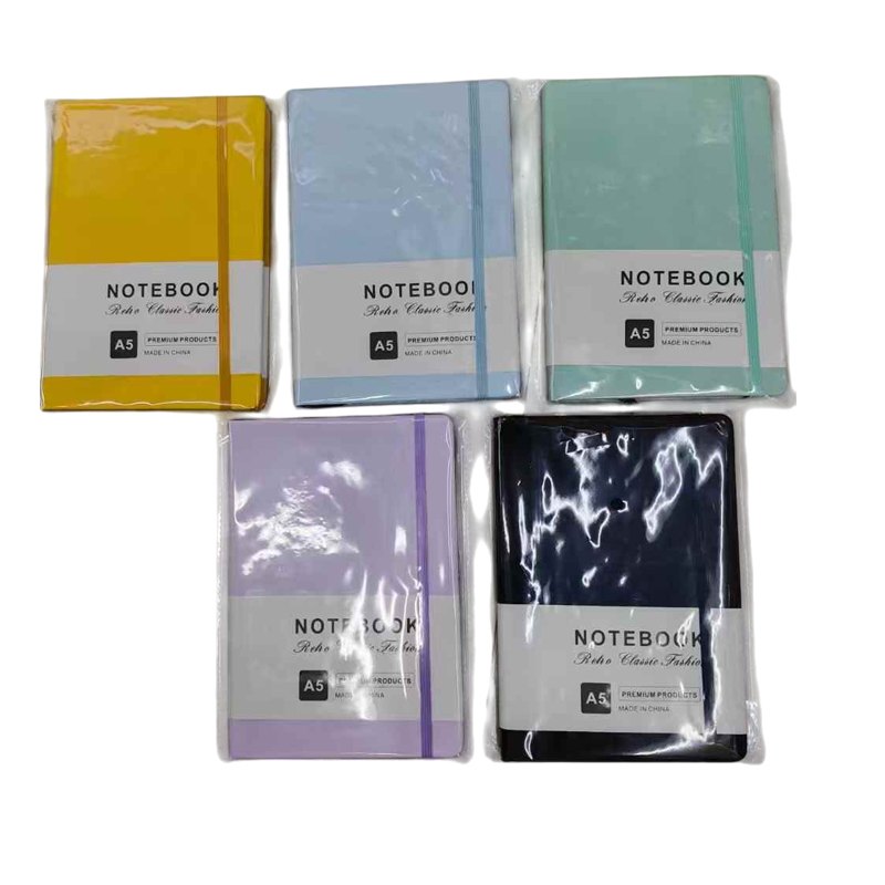 Notebook A5 100Shts Assorted Colours