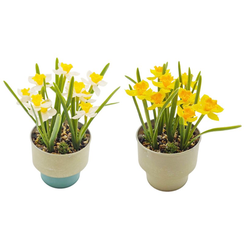 Artificial Flower Pot - Daffodil 30cm