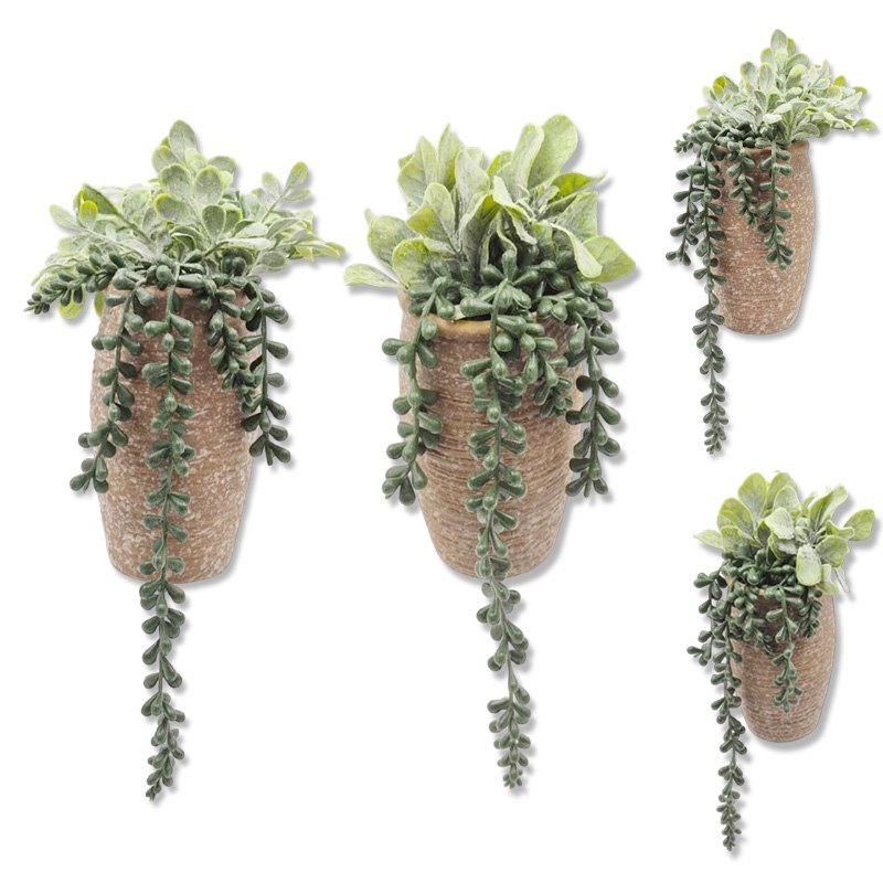 Artificial Plant in Pot 9+20cm Teardrops