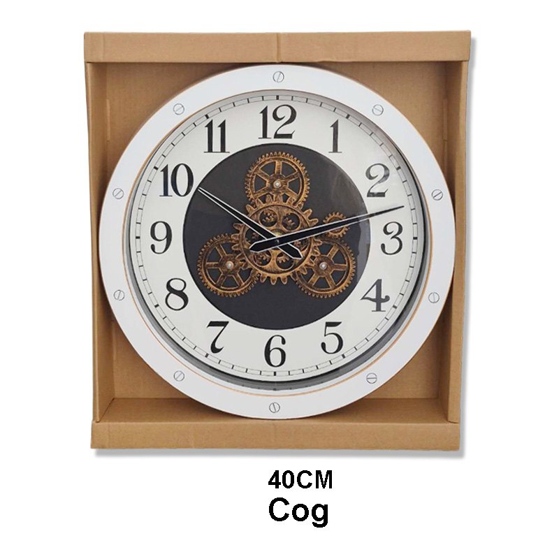 Clock 40cm Cog