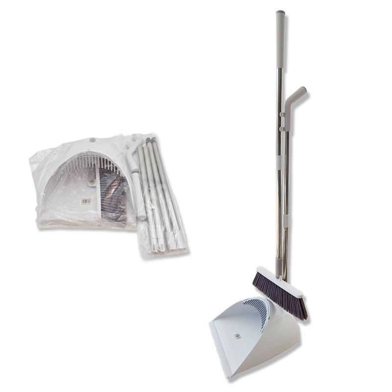 Clean Broom & Dustpan Heavy Duty