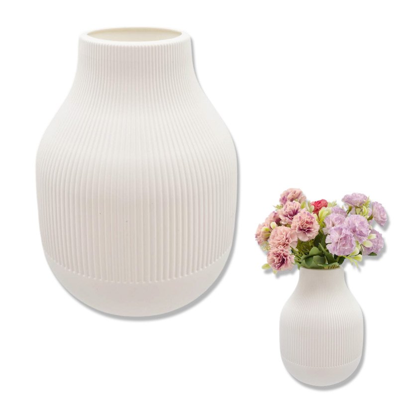 Plastic Vase 8x22cmH