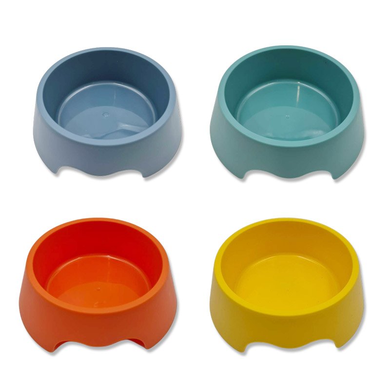 Pet Bowl 18.5x18.5x6cm Assorted Colours