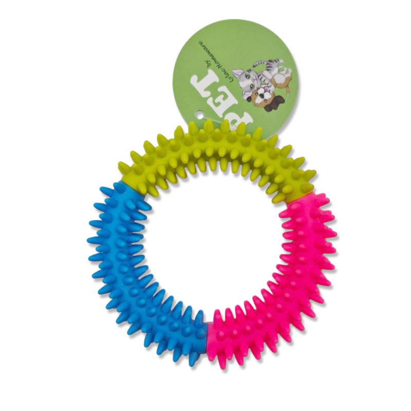 Pet Toy Tpr 3Color Ring 11x2.5cm