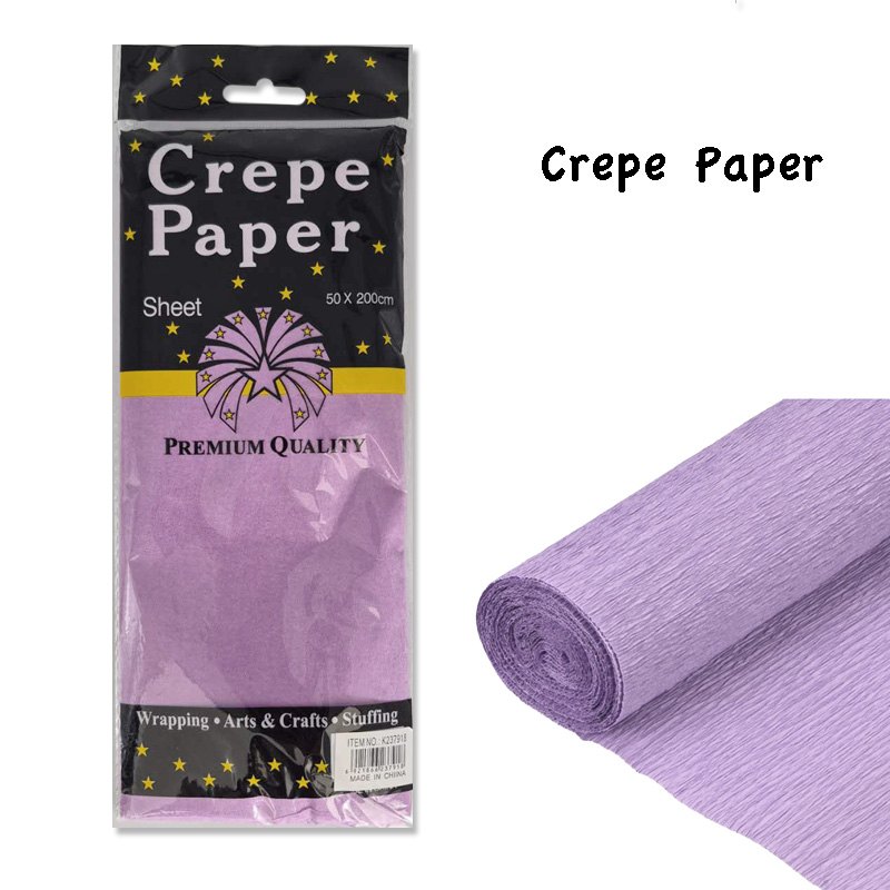 1pc Crepe Paper 50x200cm L. Purple