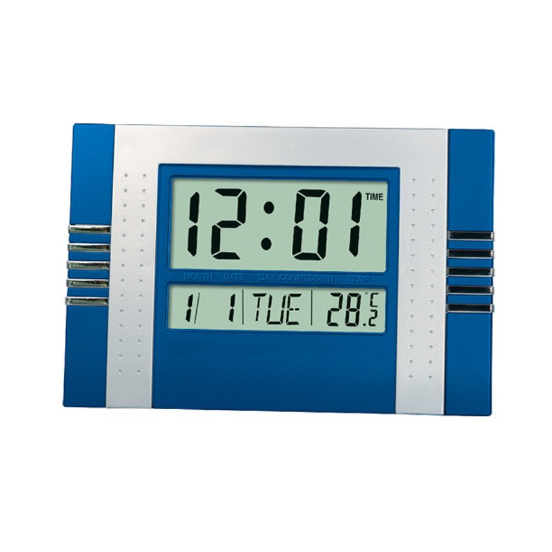 Clock Digital Rect 28x19cm