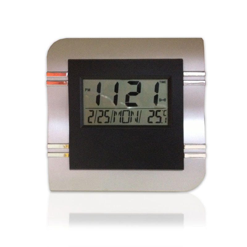 Digital Clock Sqr 18x18x2.7cm
