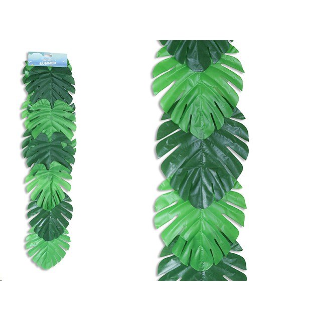 Hawaii Palm Leaves Tabel Runner 12pc Leaf 162cm