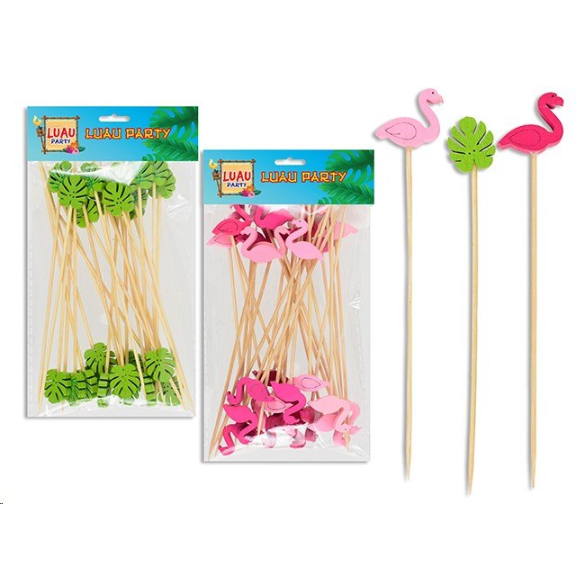 Hawaii Bamboo Cocktail Picks 24pk 12cm